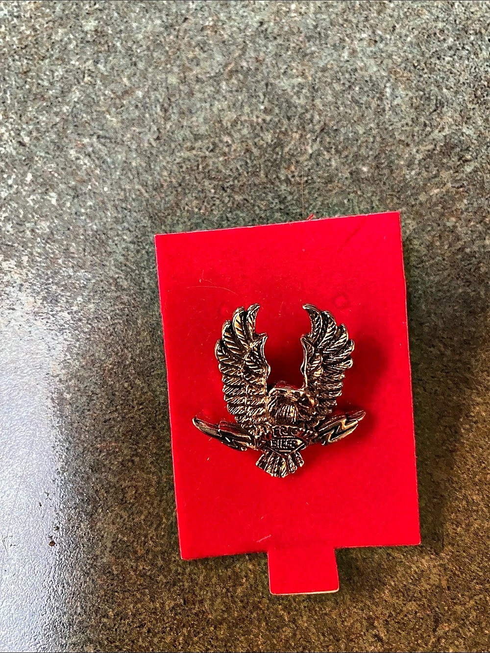 Harley-Davidson Eagle Brooch Pin in Silver